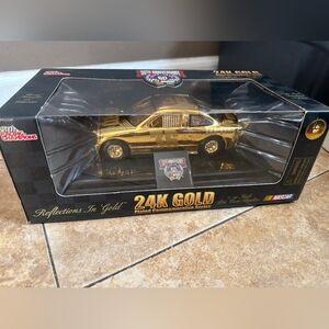 Racing Champions Reflections In Gold 24k Gold Plated Nascar Car 1:24 Scale